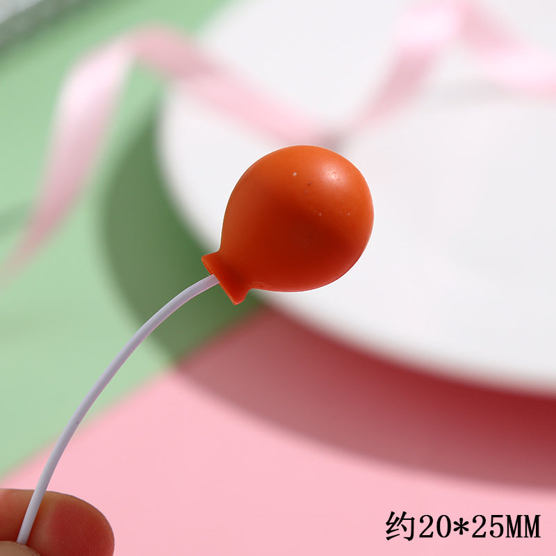 Wholesale Colorful Stereo Balloon Insert Cream Glue DIY Material Handmade Accessories